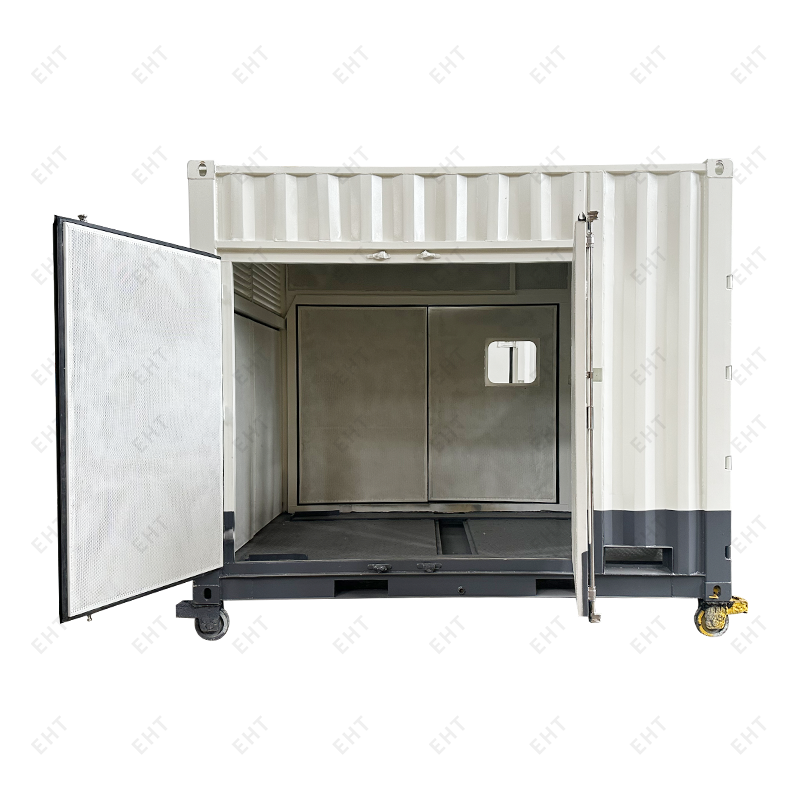 ตู้อัดอากาศแบบกำหนดเองขนาด 12 ฟุตพร้อมระบบรวบรวมน้ำน้ำมันและน้ำ